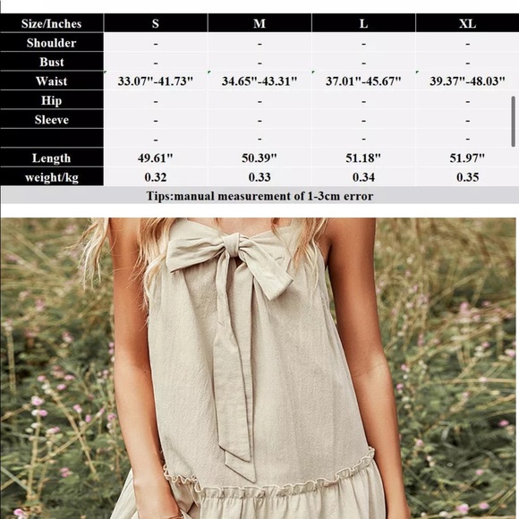 Butterfly Tie Bohemian Dress - Picture 4 of 8